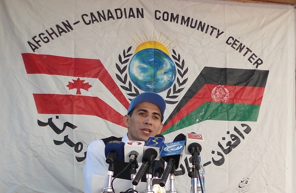 Ehsanullah Ehsan, Director of the ACCC Addressing the Audience