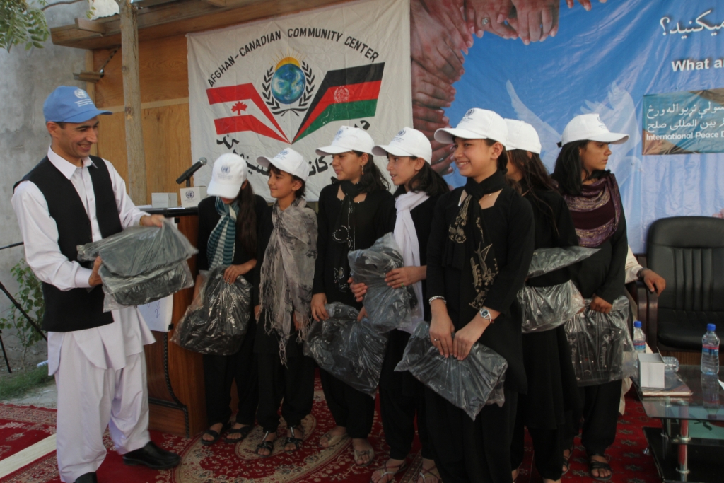 Students Receive School Bags From Ehsan
